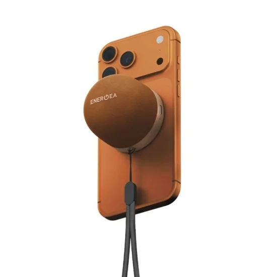Energea MagAudio Go Portable Magsafe Speaker With Lanyard - Orange